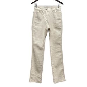 Another Tomorrow Straight Leg Ecru Jean Size IT 40 US 4